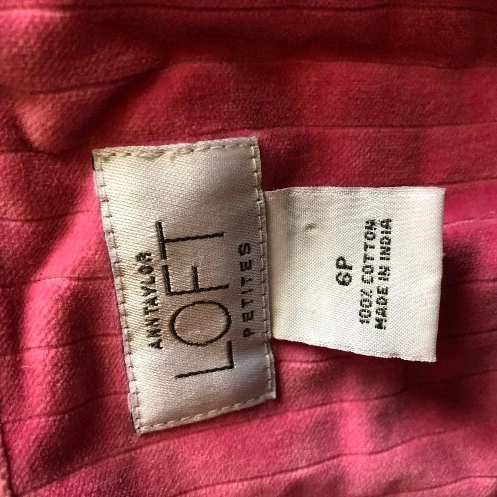 Loft 100% Cotton Jacket/Blazer Women Size 6P - Picture 4 of 5